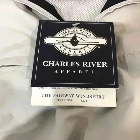 Charles River Apparel  Fairway Windbreaker w/ monogrammed Prudential Logo - Picture 8 of 10